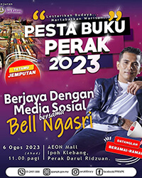 Bell Ngasri Akan Berada Di Pesta Buku Perak 2023