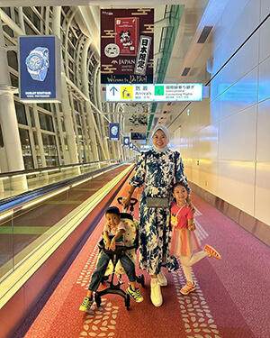 Shu Shukri Bawa Anak-Anak Bercuti Di Tokyo