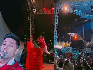 Afieq Shazwan Buat Persembahan Sewaktu Konsert Ambang Merdeka