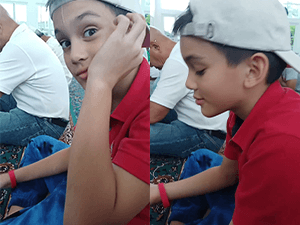 Farid Kamil Bawa Anak Lelakinya Ke Masjid Solat Jumaat