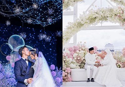 Adam Lee & Sweet Qismina Sambut Ulang Tahun Perkahwinan Yang Pertama